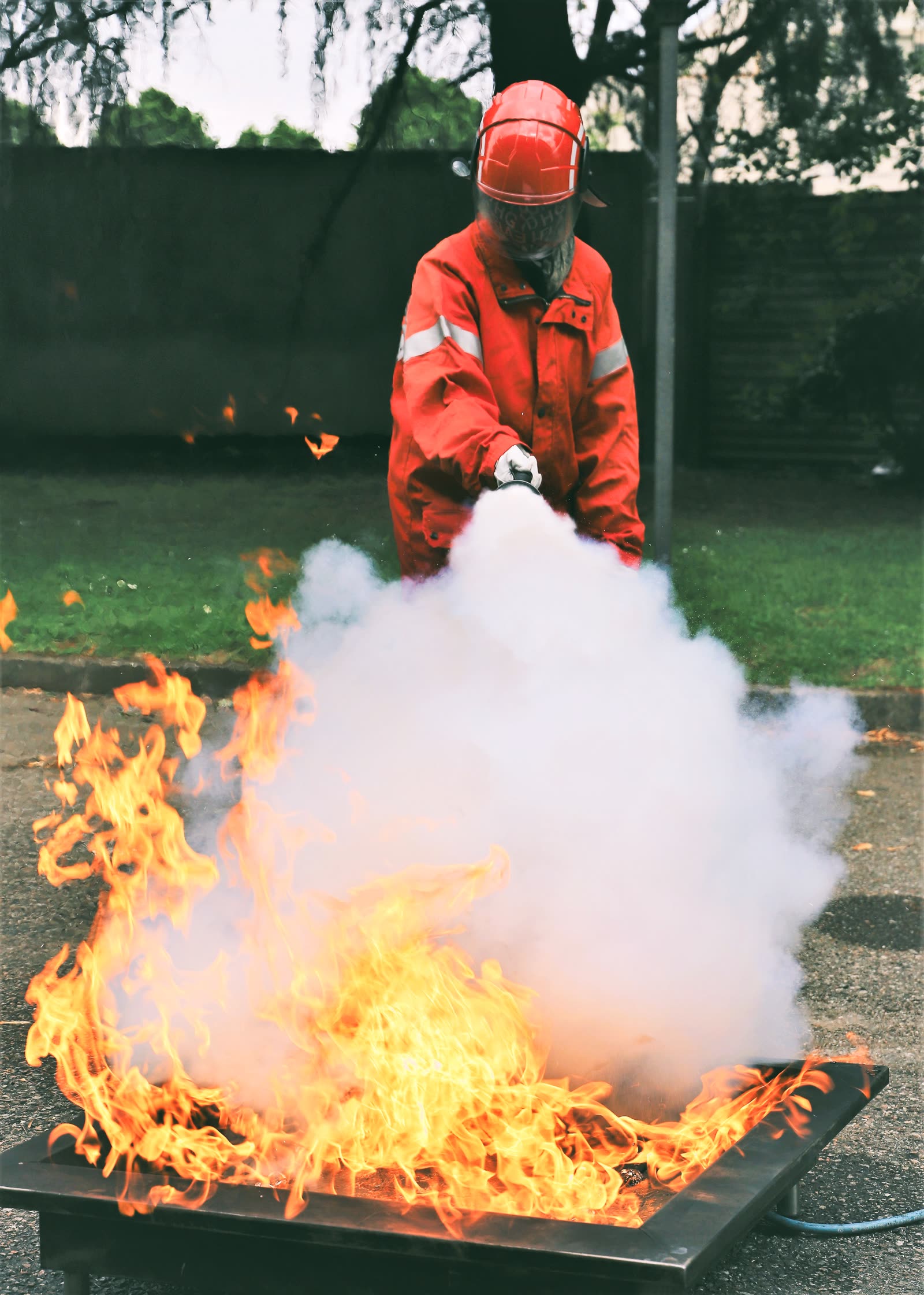Assessing a casualty during first aid training