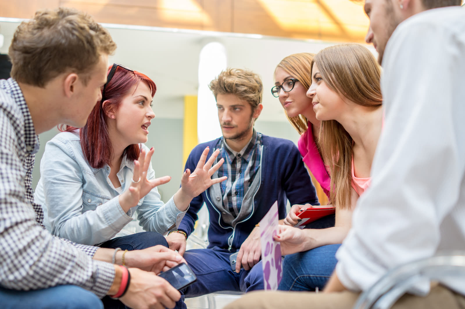 Mental health first aid training group session