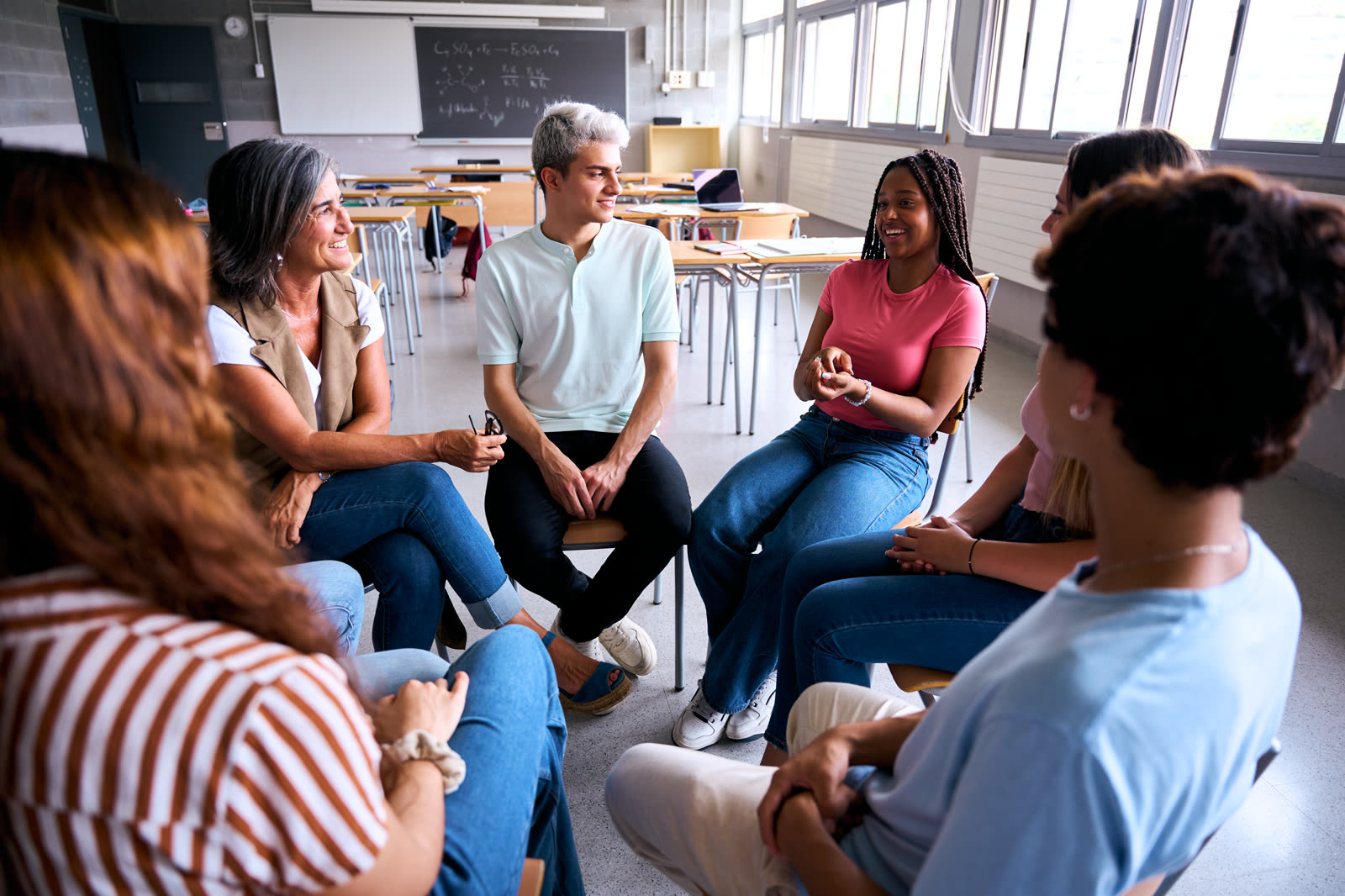 Mental health first aid training group session